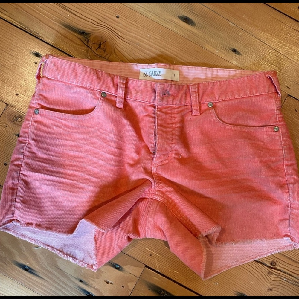 Carve Design corduroy cutoff shorts